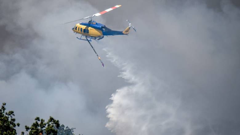 Φωτιά στη Λαγόμανδρα Χαλκιδικής - «Σηκώθηκαν» εναέρια μέσα - Μήνυμα του 112