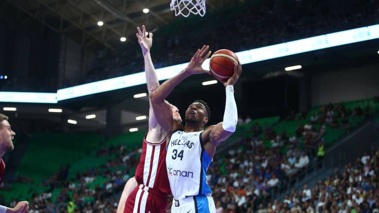 Ελλάδα - Λετονία 104-86: Καταιγιστική η Εθνική στην πρώτη φετινή συμμετοχή του Γιάννη