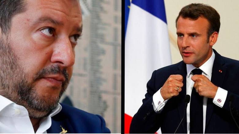 Διπλωματική ένταση Ιταλίας-Γαλλίας για τις δηλώσεις Σαλβίνι κατά Μακρόν - Κλήθηκε η Ιταλίδα πρέσβης