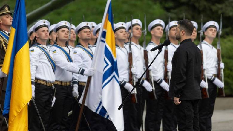 O Ζελένσκι συνεχάρη τους συμπατριώτες του για την Ημέρα της Ανεξαρτησίας