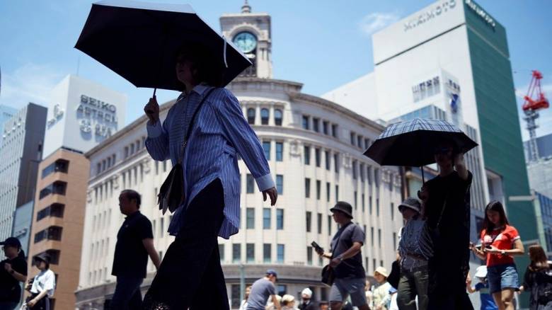 Ιστορικό κύμα καύσωνα στο Τόκιο με 10 συνεχόμενες ημέρες ζέστης - Η μεγαλύτερη διάρκεια από το 1875