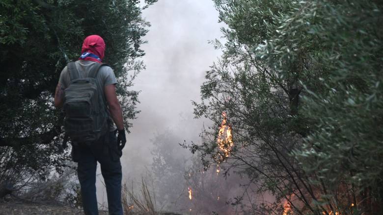 Υπό έλεγχο η φωτιά στη Μυτιλήνη: Συνεχίζεται η μάχη με μικρές εστίες σε καμένες εκτάσεις