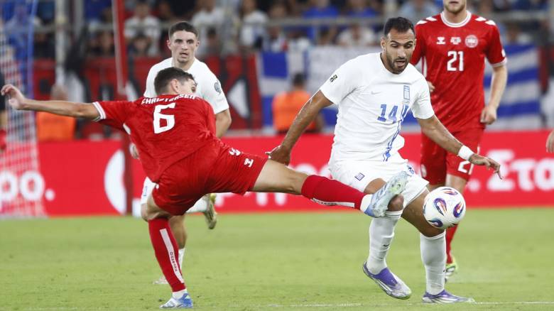 «Ανώμαλη προσγείωση» για την Εθνική μας στα προκριματικά του Μουντιάλ - Ήττα με 3-0 από τη Δανία