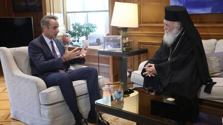 Μητσοτάκης σε Ιερώνυμο: «Είμαστε εδώ να αντιμετωπίσουμε από κοινού μεγάλες προκλήσεις»