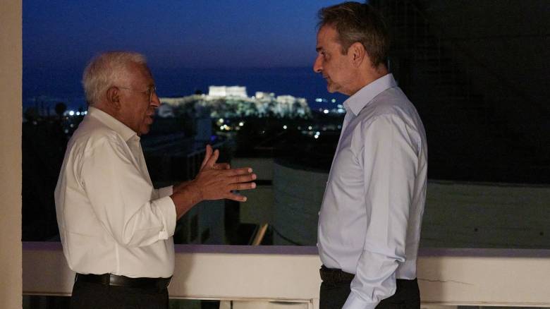 Ο πρωθυπουργός παρέθεσε δείπνο στον πρόεδρο του Ευρωπαϊκού Συμβουλίου Αντόνιο Κόστα