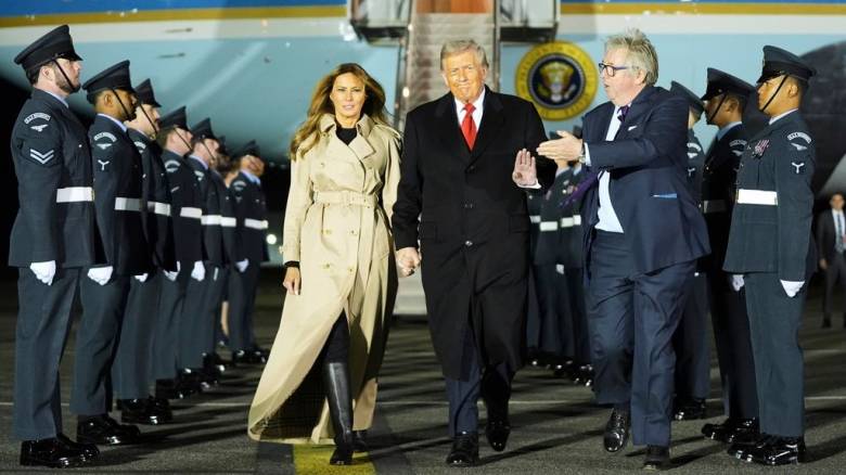 Ο Ντόναλντ Τραμπ έφτασε στο Ηνωμένο Βασίλειο