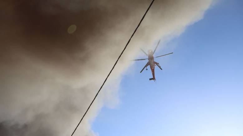 Πυρκαγιά σε δασική έκταση στο Παγγαίο Καβάλας