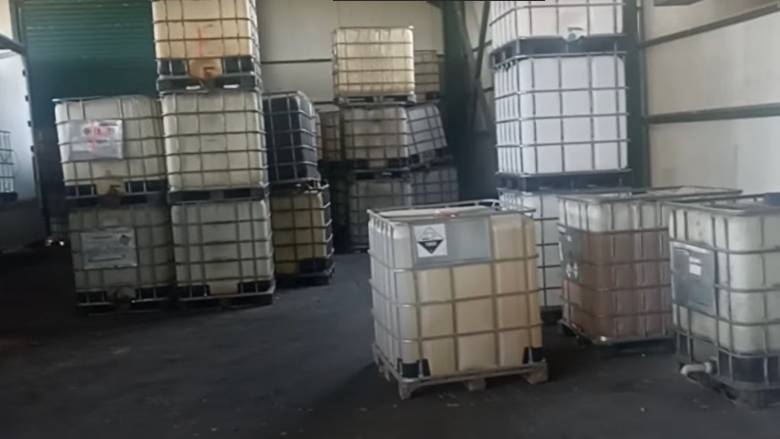 Τεράστια ποσότητα παράνομης αιθυλικής αλκοόλης εντοπίστηκε στη Βόρεια Ελλάδα