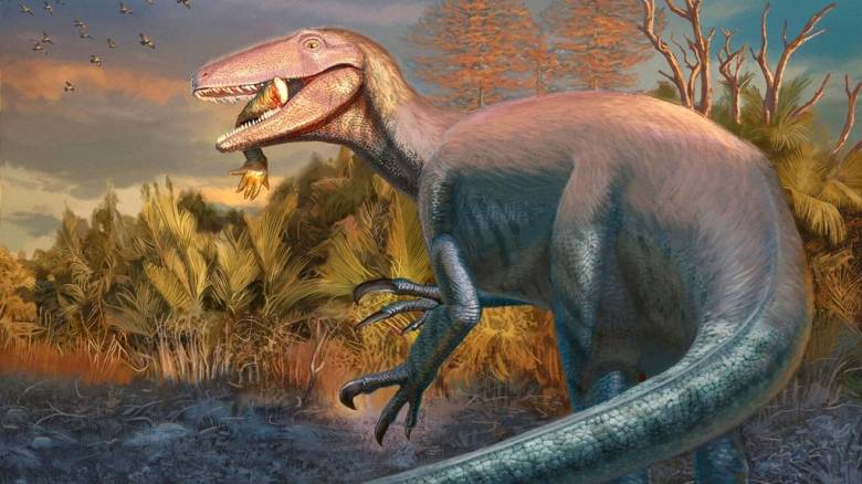 Βρέθηκε απολίθωμα από νέο είδος δεινοσαύρου, που πέθανε μασώντας ένα… πόδι κροκόδειλου