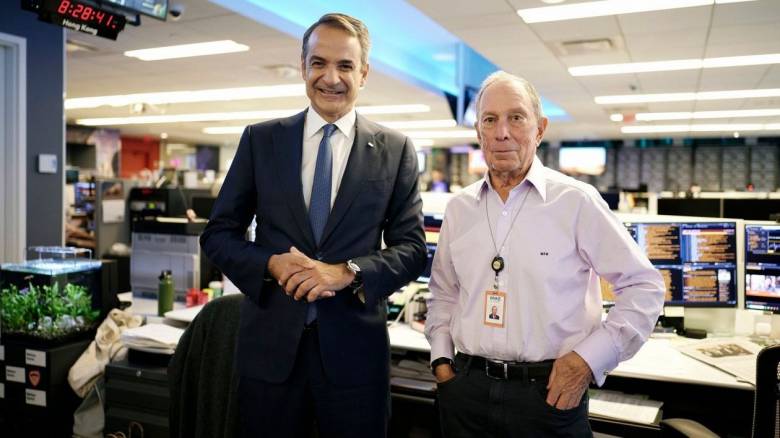 Εγκώμιο του Μάικλ Μπλούμπεργκ: «Η Ελλάδα είναι ισχυρότερη υπό την ηγεσία του Μητσοτάκη»