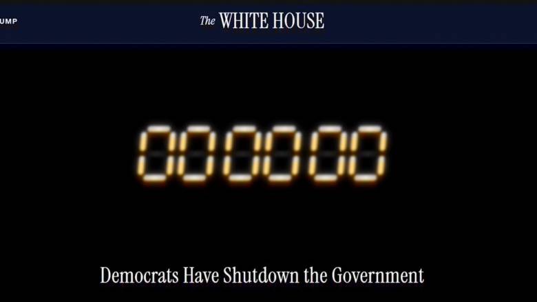 Shutdown-ΗΠΑ: «Οι Δημοκρατικοί έβαλαν λουκέτο στην κυβέρνηση»- Το μήνυμα στη σελίδα του Λευκού Οίκου