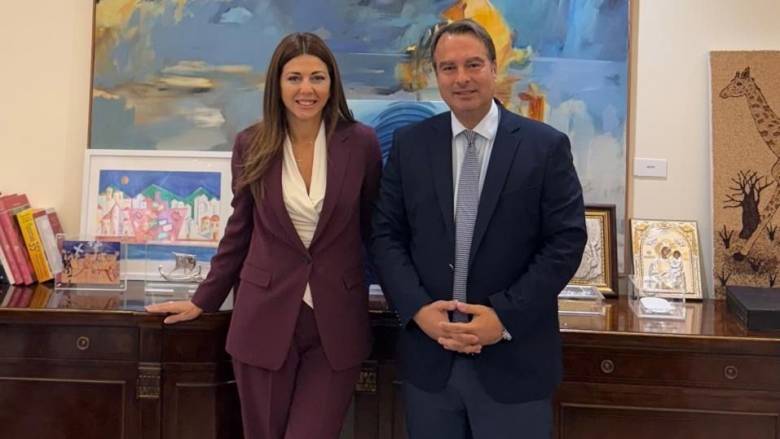 Συνάντηση του Βουλευτή Αιτωλοακαρνανίας Θανάση Παπαθανάση με την Σοφία Ζαχαράκη