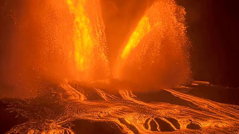 Ξύπνησε για μία ακόμη φορά το ηφαίστειο Κιλαουέα στη Χαβάη - Εκτοξεύει λάβα σε ύψος 400 μέτρων