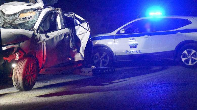 Βίντεο από σοκαριστικό τροχαίο στην Κόρινθο με εμπλοκή τριών αυτοκινήτων