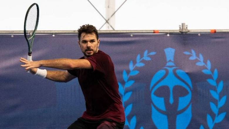 Hellenic Championship ATP 250: Προπονήθηκε στο Telekom Center Athens πριν την πρεμιέρα ο Βαβρίνκα