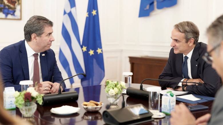 Συνάντηση Μητσοτάκη με τον αναπληρωτή ΥΠΕΞ των ΗΠΑ με θέμα τις ελληνοαμερικανικές σχέσεις