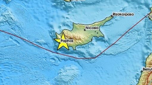 Νέος σεισμός στην Κύπρο: 4,5 Ρίχτερ ταρακούνησαν ξανά το νησί