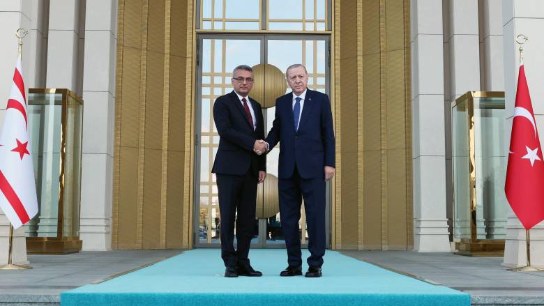 Ερντογάν και Ερχιουρμάν έστειλαν μήνυμα για λύση δύο κρατών στην Κύπρο - Η πρώτη τους συνάντηση