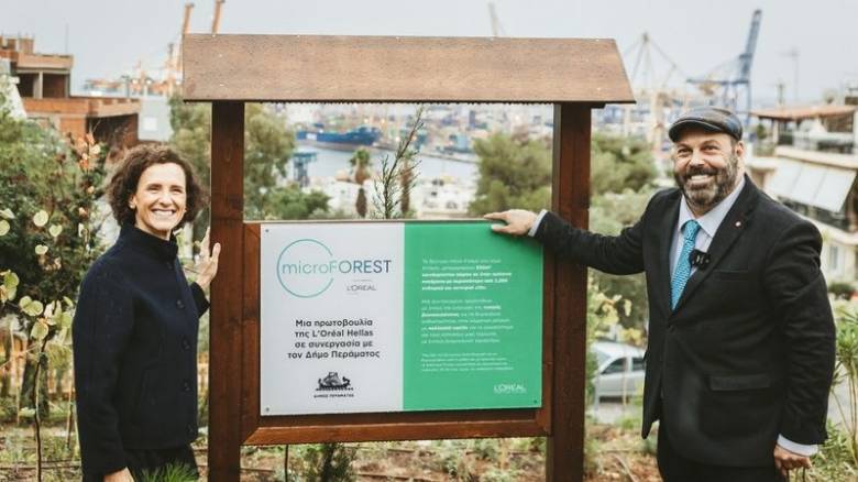 Το 2ο micro Forest από τη L’Oréal Hellas, αλλάζει για πάντα το αστικό τοπίο του Δήμου Περάματος