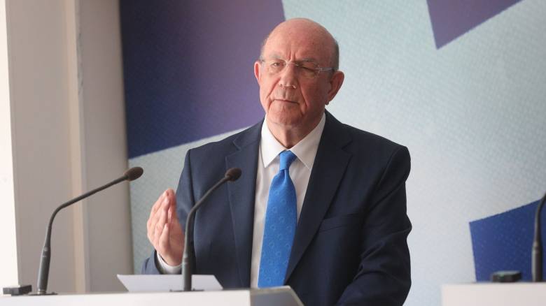 Ο υπουργός Οικονομικών της Κύπρου, Μάκης Κεραυνός προσωρινός προεδρεύων του Eurogroup