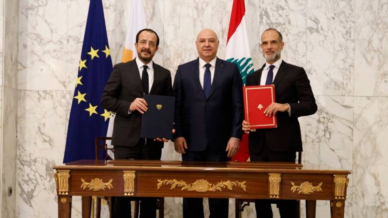 Ιστορική συμφωνία για οριοθέτηση ΑΟΖ υπέγραψαν Κύπρος και Λίβανος: «Ορόσημο στρατηγικής σημασίας»