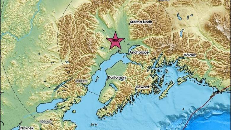 Ισχυρός σεισμός 6 Ρίχτερ στην Αλάσκα - Δεν εκδόθηκε προειδοποίηση για τσουνάμι