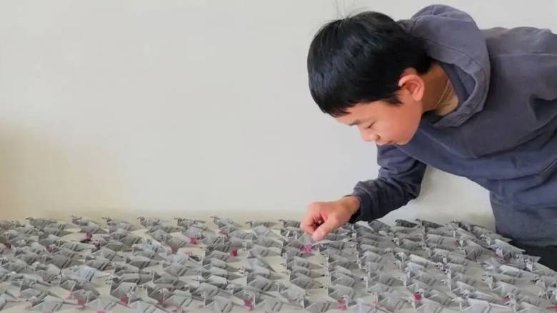 14χρονος κέρδισε βραβείο για οριγκάμι που μπορούν να αντέξουν 10.000 φορές το βάρος τους