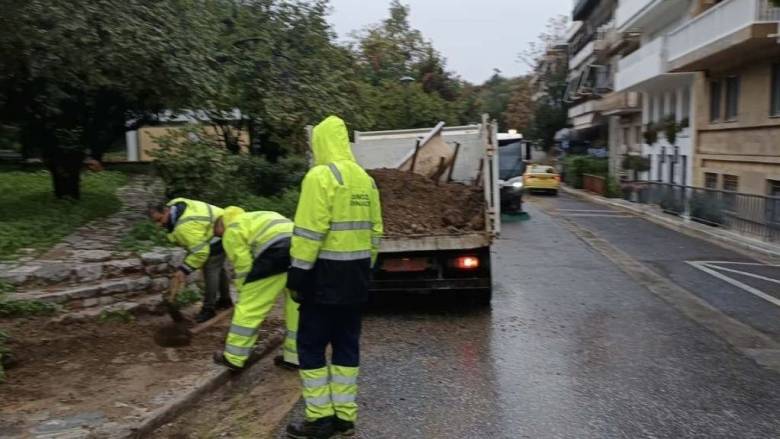 Σε επιφυλακή παραμένει ο Δήμος Αθηναίων για τα έντονα καιρικά φαινόμενα