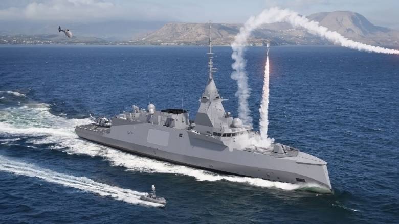 Ιστορική ημέρα για το Πολεμικό Ναυτικό: Η ελληνική σημαία υψώνεται στη φρεγάτα Belharra «Κίμων»