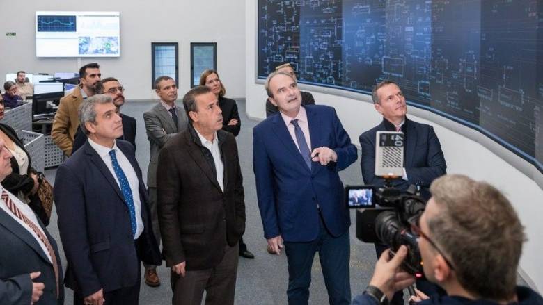 Επίσκεψη Παπασταύρου στο Εθνικό Κέντρο Ελέγχου Ενέργειας του ΑΔΜΗΕ
