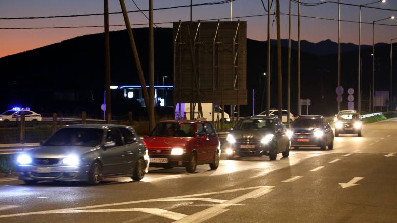 Σημειωτόν κινούνται οι εκδρομείς που επιστρέφουν από την Αθηνών - Λαμίας