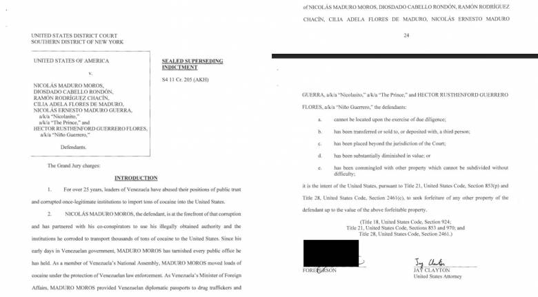 ΗΠΑ: Το βαρύ κατηγορητήριο των 25 σελίδων κατά του Νικολάς Μαδούρο