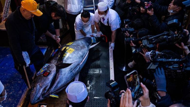 Ιαπωνία: Τόνος έπιασε τιμή - ρεκόρ 2,78 εκατ. ευρώ στην πρωτοχρονιάτικη δημοπρασία