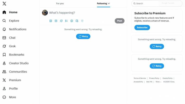 «Έπεσε» το X: Αναφορές για προβλήματα παγκοσμίως - Δεν φορτώνουν οι λογαριασμοί