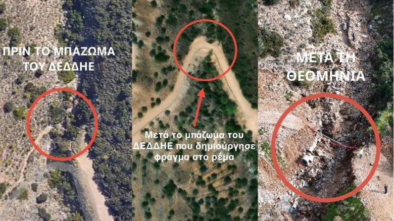 Νομικά κατά του ΔΕΔΔΗΕ προσφεύγει ο Δήμος Γλυφάδας για το μπάζωμα ρεματιάς