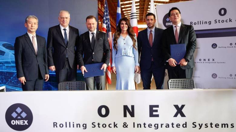 Υπεγράφη η σύμβαση του «Εθνικού Κέντρου Υποστήριξης Τροχαίου Υλικού» της ONEX