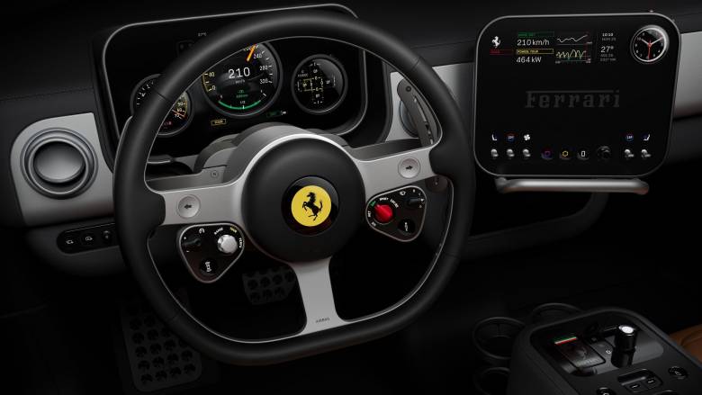 Η πρώτη ηλεκτρική Ferrari λέγεται Luce και έχει ένα ιδιαίτερο και πρωτότυπο ταμπλό