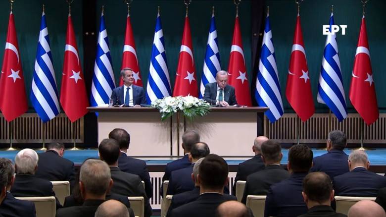 Δείτε ζωντανά τις δηλώσεις Μητσοτάκη - Ερντογάν