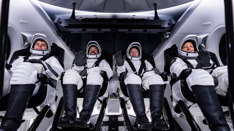 Kαθ' οδόν προς τον Διεθνή Διαστημικό Σταθμό τέσσερις αστροναύτες - Θα μείνουν για οκτώ μήνες