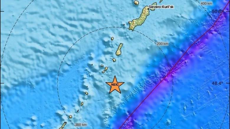 Ρωσία: Σεισμός μεγέθους 6 βαθμών στις Κουρίλες Νήσους