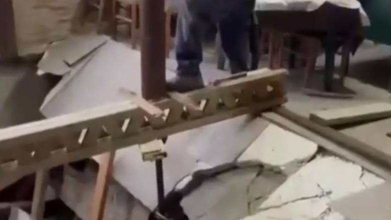 Ροδόπη: Στον εισαγγελέα οι ιδιοκτήτες της ταβέρνας όπου υποχώρησε το πάτωμα - Στο κενό 4 τραπέζια