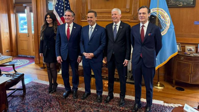 Τριμερής Παπασταύρου με Μπέργκαμ και Ράιτ για την ενεργειακή συνεργασία Ελλάδας - ΗΠΑ