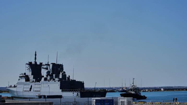 Έφτασε στην Κύπρο και η γερμανική φρεγάτα FGS Nordrhein-Westfalen