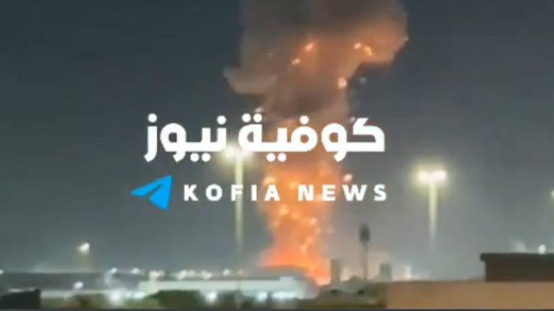 Οι πρώτες εικόνες από τις εκρήξεις ιρανικών βαλλιστικών πυραύλων στο Ριάντ