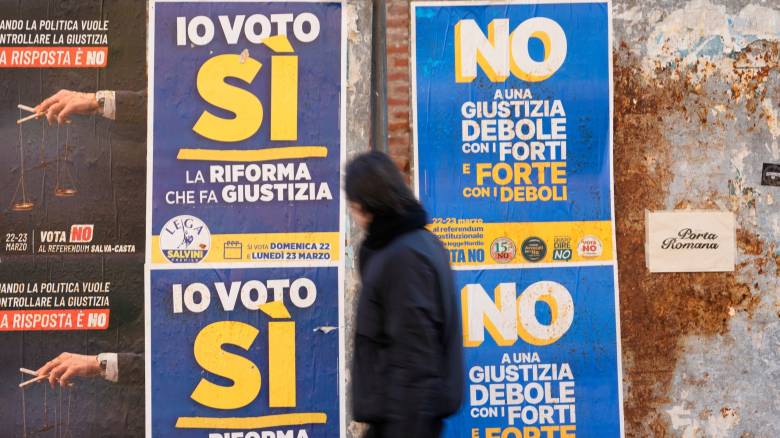 Ιταλία: Υψηλή συμμετοχή των πολιτών στο δημοψήφισμα για τη δικαιοσύνη