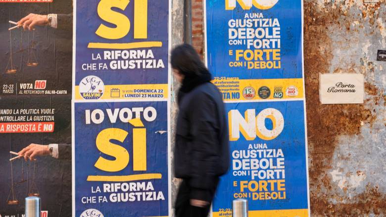 Ιταλία: Προβάδισμα του «όχι» στο δημοψήφισμα για τη δικαστική μεταρρύθμιση