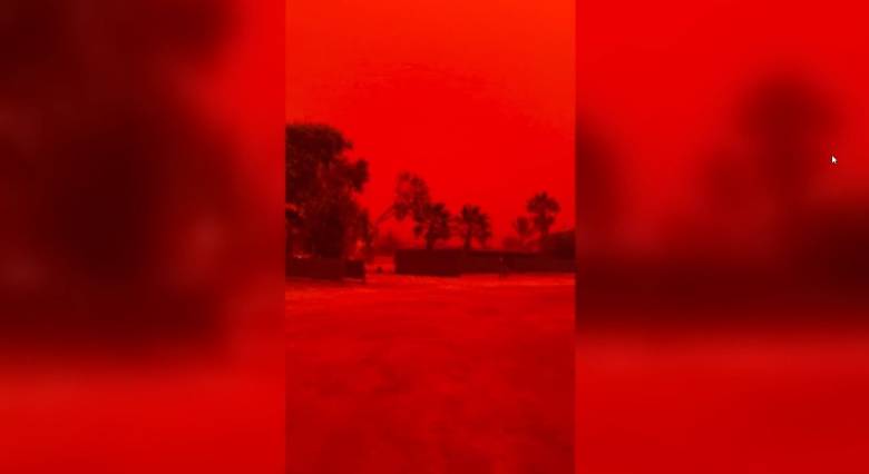 Εικόνες αποκάλυψης στην Αυστραλία: Ο ουρανός «βάφτηκε» κόκκινος