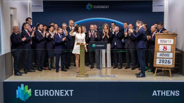 Η CrediaBank χτύπησε το καμπανάκι της Συνεδρίασης του Χρηματιστηρίου Αθηνών