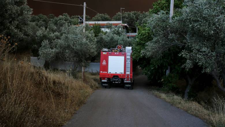 Βελτιωμένη η εικόνα της φωτιάς σε πευκοδάσος στη Σκιάθο