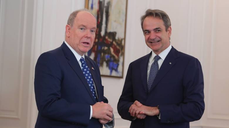 Στην Αθήνα ο πρίγκιπας Αλβέρτος του Μονακό: Συναντήθηκε με Μητσοτάκη και Τασούλα - Δείτε φωτογραφίες